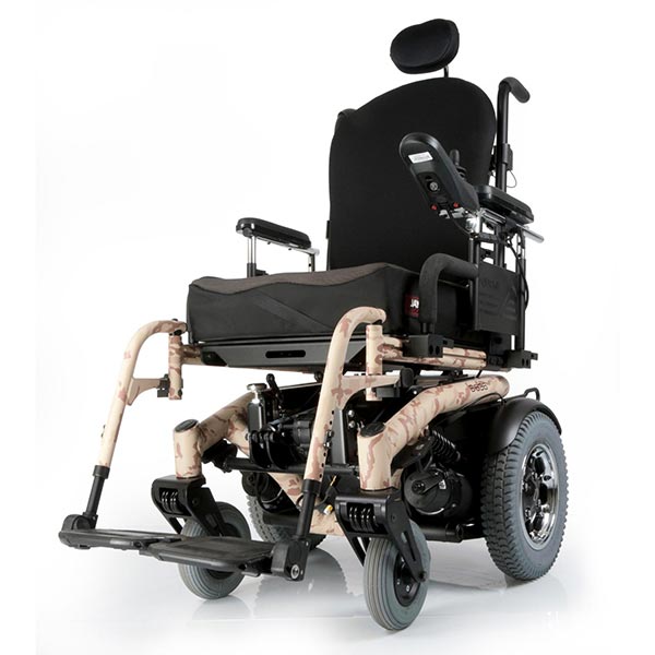 Sunrise Medical Quickie S-6 Series Electric Power Wheelchair front view