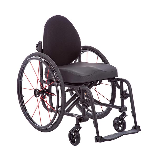 TiLite Aero X Folding Manual Wheelchair front view