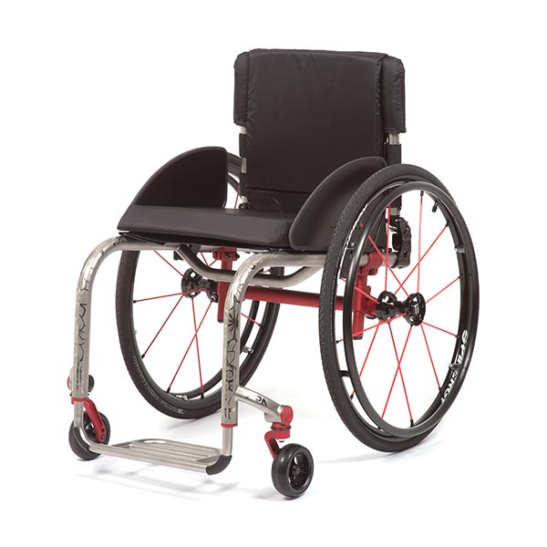 TiLite ZRA Lightweight RIgid Manual Wheelchair front view
