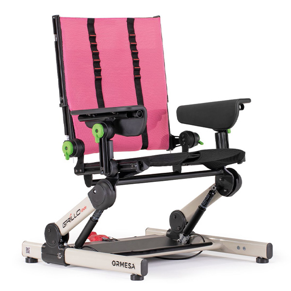 Grillo Chair pink front view