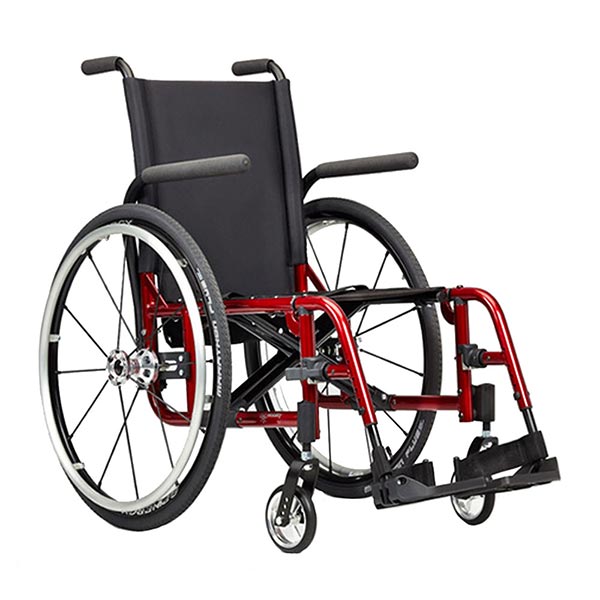 Ki Mobility Catalyst Folding Manual Wheelchair x-hinge design