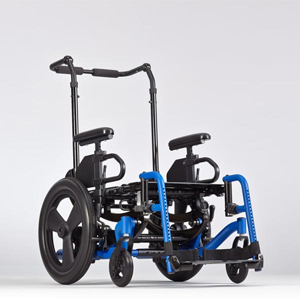 Ki Mobility Focus CR tilt-in-space wheelchair side view