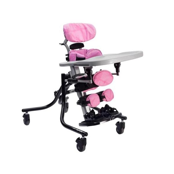 Leckey Squiggles Pediatric Standing Frame with desk attachment