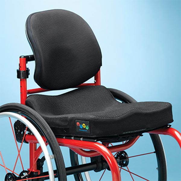 uncovered version of the Ride Designs Custom Back Wheelchair Back Cushion