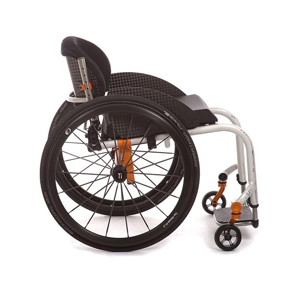 TiLite Aero Z Lightweight Rigid Manual Wheelchair side view